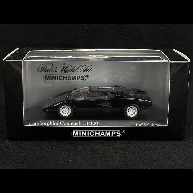 Minichamps 1/43 Lamborghini Countach LP400 Doré, Très Bon état, Boîte D'origine