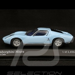 Lamborghini Miura 1966 Blau Azzuro Cielo 1/43 Minichamps 430103009