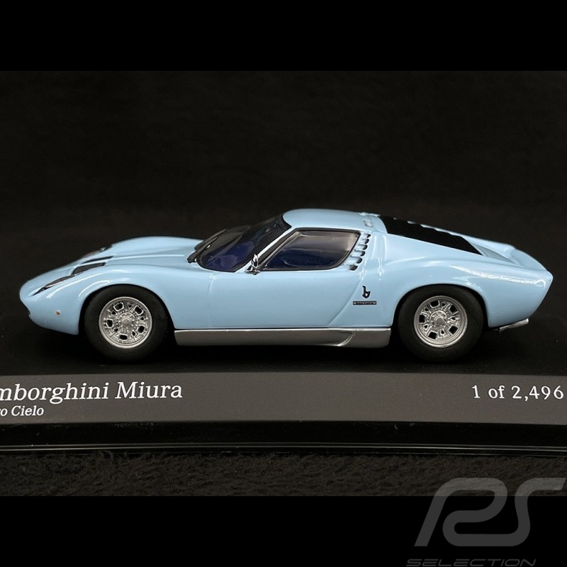 Lamborghini Miura 1966 Blau Azzuro Cielo 1/43 Minichamps 430103009