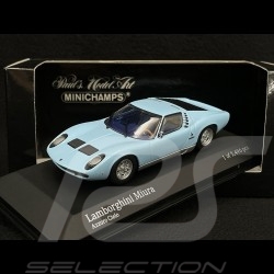Lamborghini Miura 1966 Blau Azzuro Cielo 1/43 Minichamps 430103009