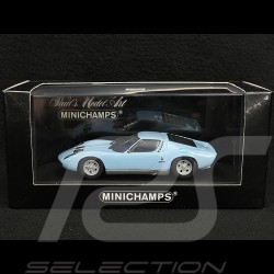 Lamborghini Miura 1966 Blau Azzuro Cielo 1/43 Minichamps 430103009