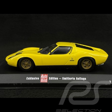 Lamborghini Miura 1966 Gelb Giallo Croma 1/43 Minichamps 430103006