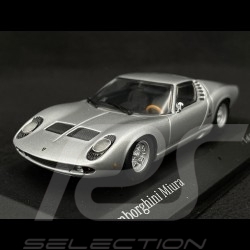 Lamborghini Miura 1966 Gris Argent metallisé Argento 1/43 Minichamps 430103008