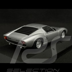 Lamborghini Miura 1966 Gris Argent metallisé Argento 1/43 Minichamps 430103008