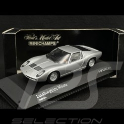 Lamborghini Miura 1966 Gris Argent metallisé Argento 1/43 Minichamps 430103008