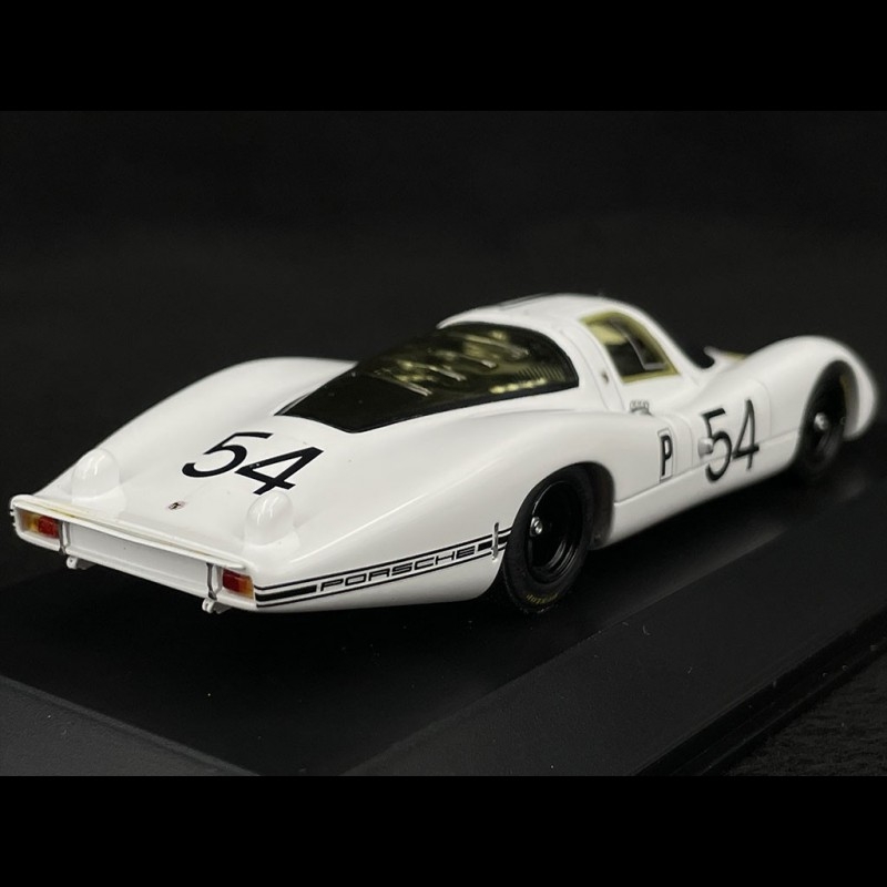 Miniature Spark 1/18 Porsche 907 N°224 – Vainqueur Targa Florio 1968, Elford, Résine