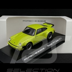 Porsche 911 Turbo 3.0 " 40 ans Turbo " vert lumière 1/43 Welly MAP01993114