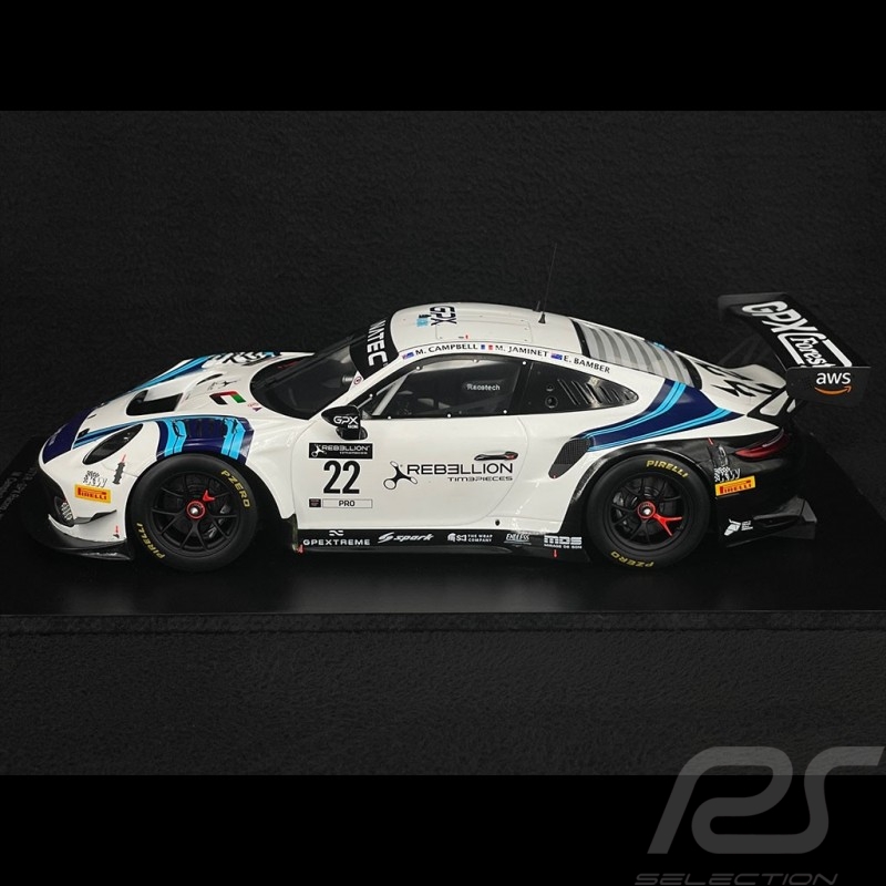 Porsche 911 GT3 R Type 991 n° 22 Vainqueur 1000km Paul Ricard 2021 1/18 Spark 18SP129