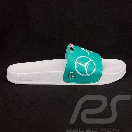 Mercedes Sandals AMG Petronas F1 Leadcat 2.0 by Puma Flip Flop White - Unisex