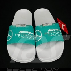 Sandales Mercedes AMG Petronas F1 Leadcat 2.0 by Puma Flip Flop Blanc - Mixte