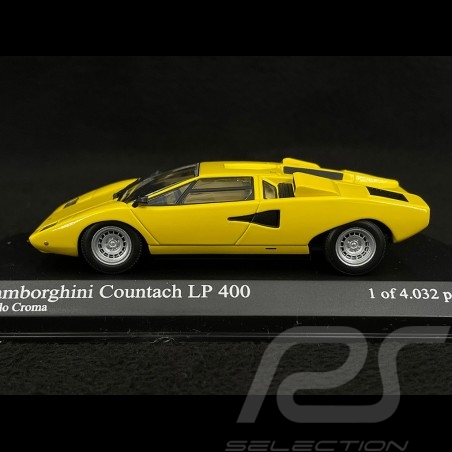 Lamborghini Countach LP 400 1974 Gelb Giallo Croma 1/43 Minichamps