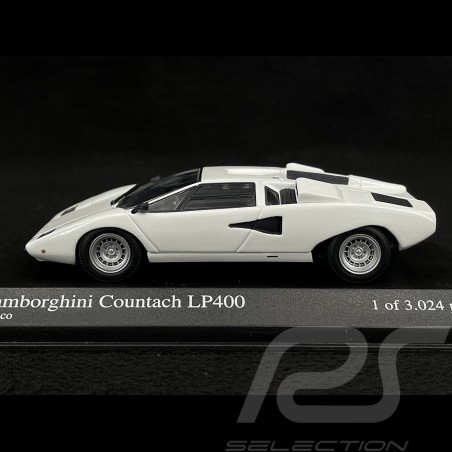Lamborghini Countach LP 400 1974 White 1/43 Minichamps 430103104