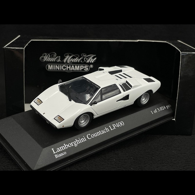 Lamborghini Countach LP 400 1974 White 1/43 Minichamps 430103104