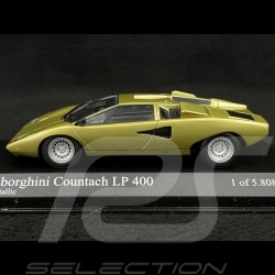 Lamborghini Countach LP 400 1974 Gold metallic 1/43 Minichamps 430103100