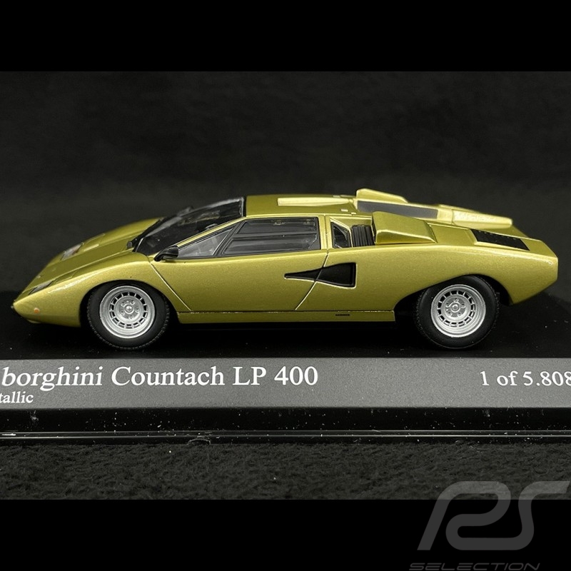Lamborghini Countach LP 400 1974 Or métallisé 1/43 Minichamps 430103100