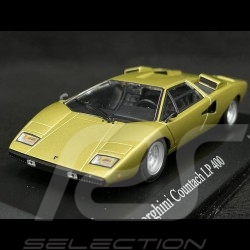 Lamborghini Countach LP 400 1974 Gold metallic 1/43 Minichamps 430103100