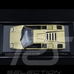 Lamborghini Countach LP 400 1974 Gold metallic 1/43 Minichamps 430103100