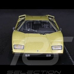 Lamborghini Countach LP 400 1974 Gold metallic 1/43 Minichamps 430103100