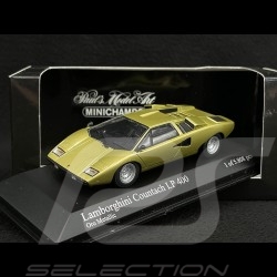 Lamborghini Countach LP 400 1974 Gold metallic 1/43 Minichamps 430103100