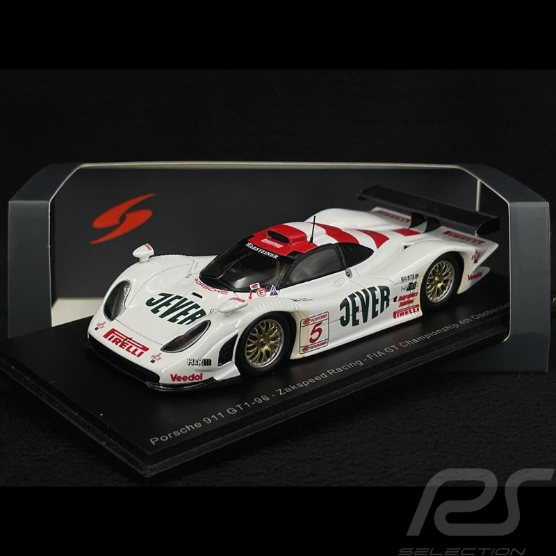 Porsche 911 GT1-98 Type 996 n° 5 500km Oschersleben 1998 1/43 Spark S5995