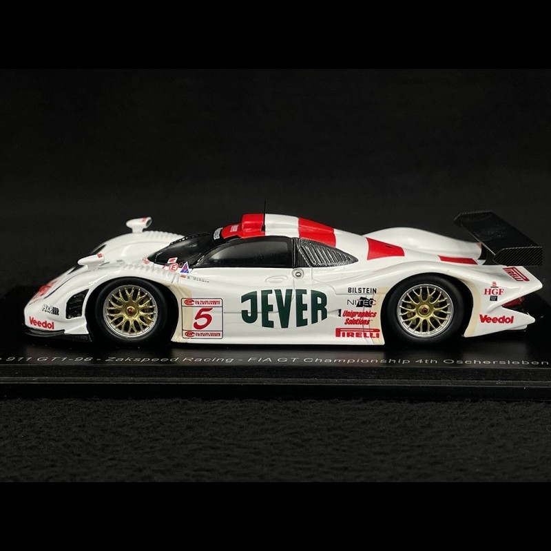 Porsche 911 GT1-98 Type 996 n° 5 500km Oschersleben 1998 1/43 Spark S5995