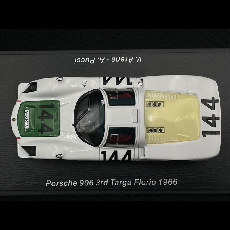 Porsche 906 n° 144 3. Targa Florio 1966 1/43 Spark S9235