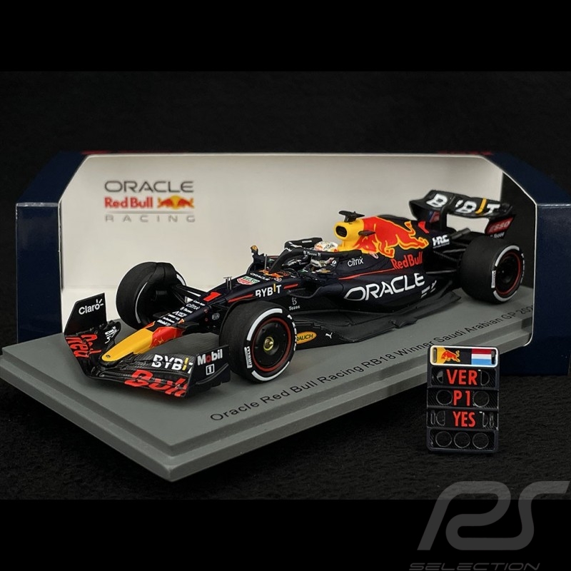 Max Verstappen Red Bull RB18 RBPT n° 1 Vainqueur GP Arabie Saoudite 2022 F1 1/43 Spark S8524