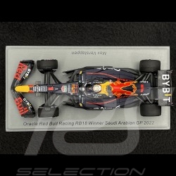 Max Verstappen Red Bull RB18 RBPT n° 1 Sieger GP Saudi Arabia 2022 F1 1/43 Spark S8524