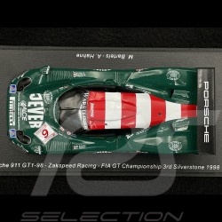 Porsche 911 GT1-98 Type 996 n° 6 3ème 500km Silverstone 1998 1/43 Spark S5996