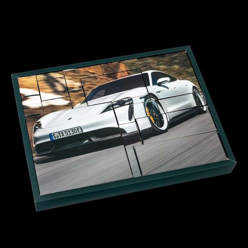 Porsche Advent calendar Taycan Turbo S 2020 Frozen Blue 1/24