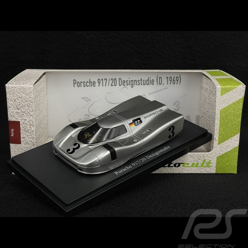Porsche 917/20 Prototype n° 3 1969 Argent 1/43 Autocult ATC07025