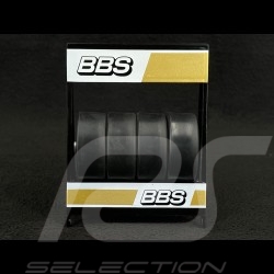 Set de 4 Roues Jantes BBS pour Porsche Or 1/18 Ixo Models 18SET011W