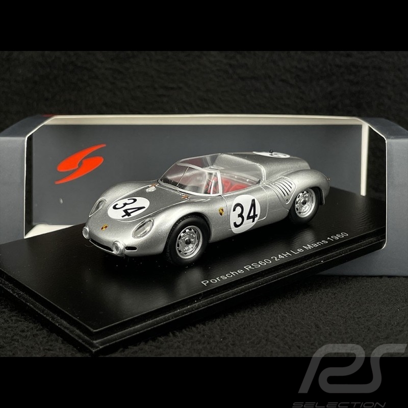 Porsche 718 RS 60 n° 34 24h Le Mans 1960 1/43 Spark S9731