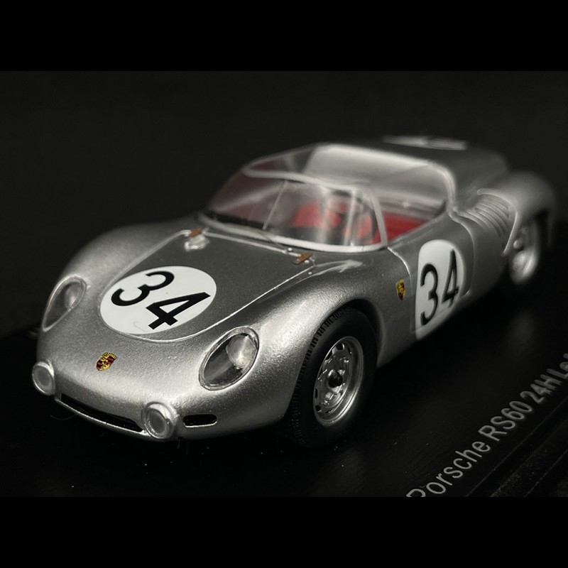 Porsche 718 RS 60 n° 34 24h Le Mans 1960 1/43 Spark S9731