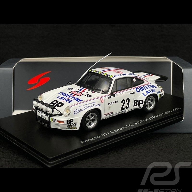 Porsche 911 Carrera RS 3.0 n° 23 Rallye Monte Carlo 1976 1/43 Spark S6633