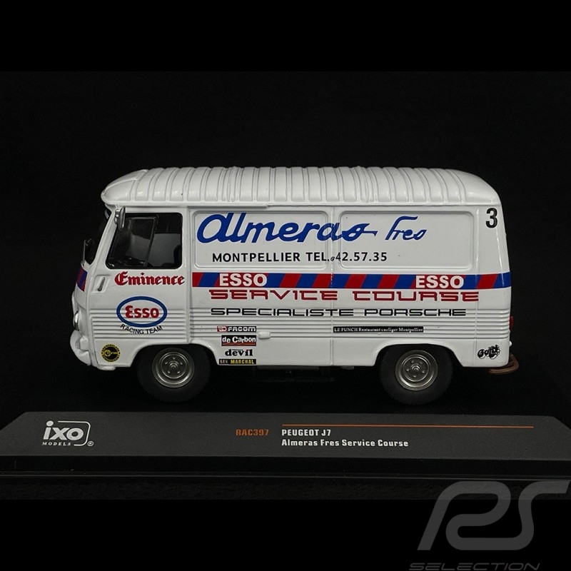 Peugeot J7 n° 3 Rally Service Monte Carlo 1982 1/43 Ixo Models RAC397