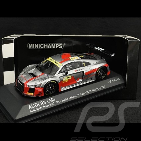 Audi R8 LMS n° 2 FIA World GT Cup Macau 2017 1/43 Minichamps 437171722