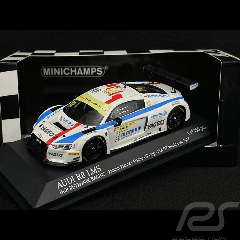 Audi R8 LMS n° 12 FIA World GT Cup Macau 2017 1/43 Minichamps 437171712