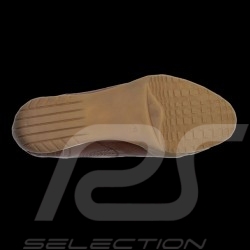 Chaussure Gulf sneaker / basket style pilote marron - femme