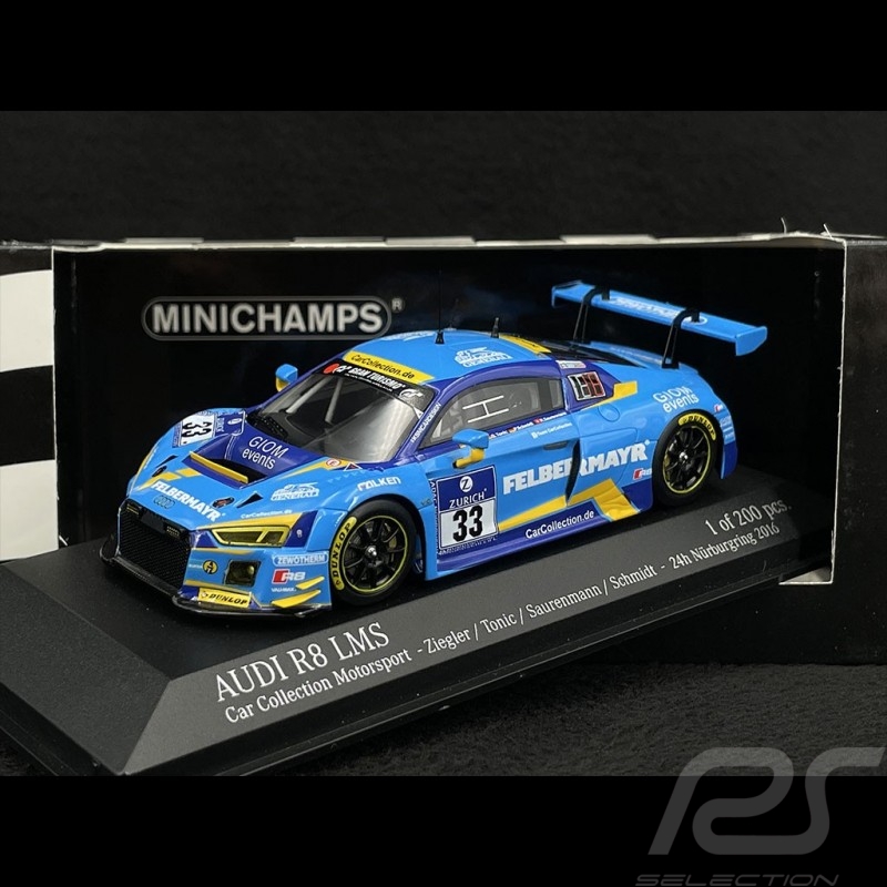Audi R8 LMS n° 33 24h Nürburgring 2016 1/43 Minichamps 437161133