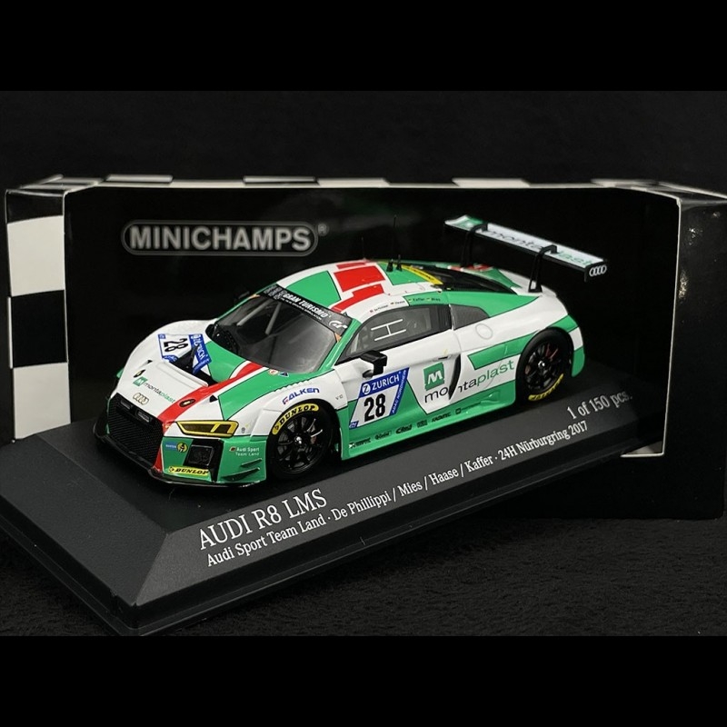 Audi R8 LMS n° 28 24h Nürburgring 2017 1/43 Minichamps 437171728