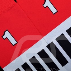 Inspiration McLaren MP4 n°1 1991 Ayrton Senna socks Red / White - unisex - Size 41/46