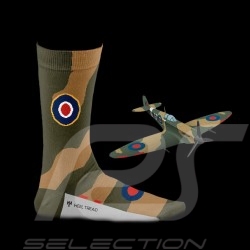 Chaussettes Inspiration Supermarine Spitfire Vert - mixte - Pointure 41/46