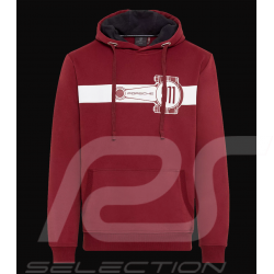 Sweatshirt Porsche 911 Rod Essential Hoodie Burgundy Red WAP673PESS - men