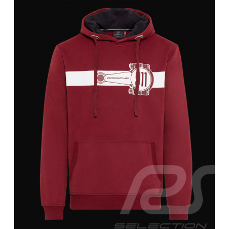 Sweatshirt Porsche 911 Rod Essential Hoodie Burgundyrot  WAP673PESS - herren