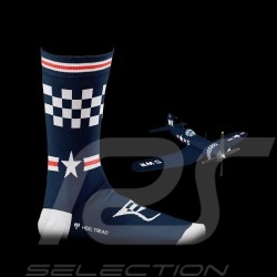 Inspiration F4U Corsair Socken Blau - Unisex - Größe 41/46