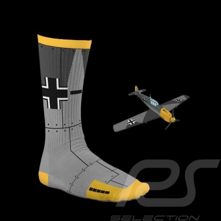 Inspiration Messerschmitt BF-109 Sport Socken Grau - Unisex