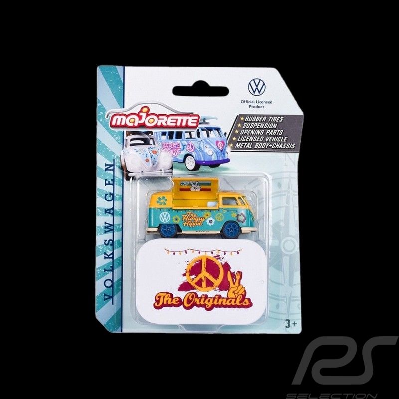 VW Combi T1 Flower Power The Originals Deluxe 1/64 Majorette 212055005