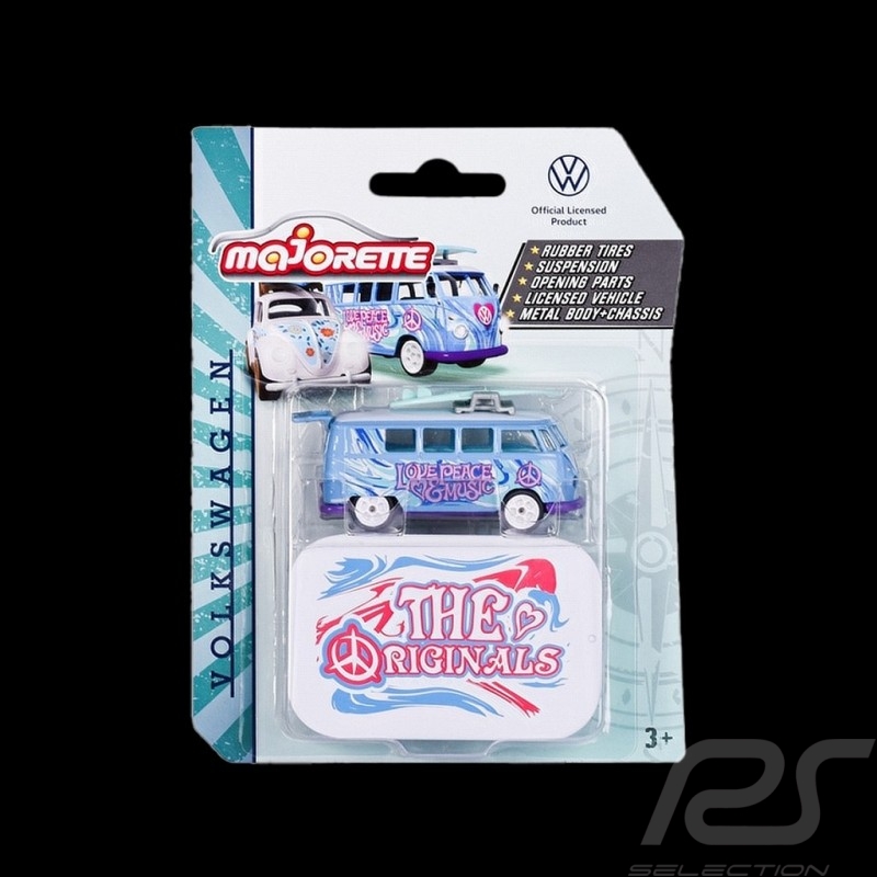 VW Combi T1 San Francisco Bay Surf The Originals Deluxe 1/64 Majorette 212055005