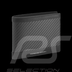Porsche Design Brieftasche Kompaktes Kartenetui Carbone Schwarz Voyager Wallet 4 OCA09903.001